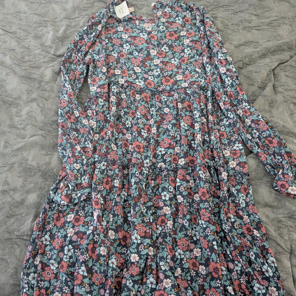 Knox Rose Floral Long Sleeve Dress - Multicolor - Picture 5 of 6
